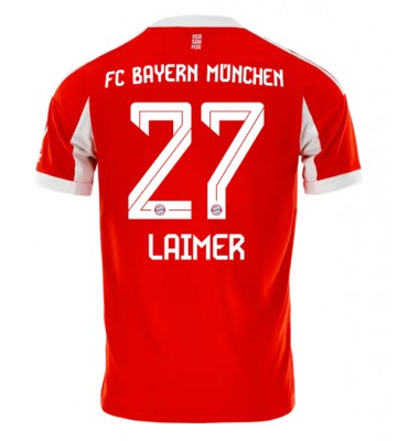Bayern Munich Konrad Laimer #27 Hjemmebanetrøje 2025-26 Kortærmet